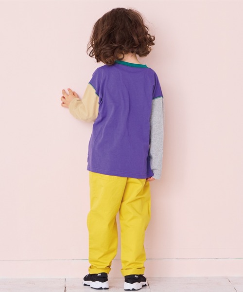 Life Support Products（ライフサポートプロダクツ）の「ムジロンティー（Tシャツ/カットソー・キッズ・ブラック/ライトピンク/オフホワイト/ネイビー/オレンジ/パープル/グリーン/ホワイト系その他・80/90/95/100/110/120/130/140/150）」の22枚目の写真