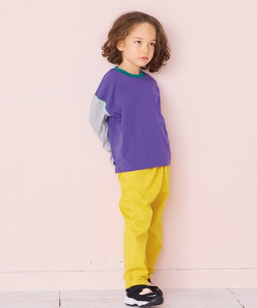 Life Support Products（ライフサポートプロダクツ）の「ムジロンティー（Tシャツ/カットソー・キッズ・ブラック/ライトピンク/オフホワイト/ネイビー/オレンジ/パープル/グリーン/ホワイト系その他・80/90/95/100/110/120/130/140/150）」の21枚目の写真