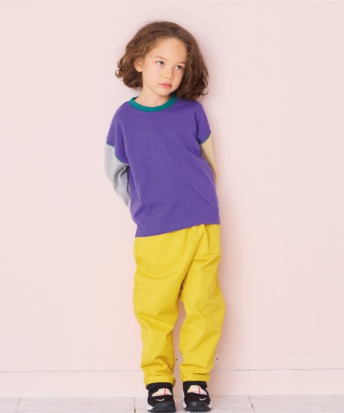 Life Support Products（ライフサポートプロダクツ）の「ムジロンティー（Tシャツ/カットソー・キッズ・ブラック/ライトピンク/オフホワイト/ネイビー/オレンジ/パープル/グリーン/ホワイト系その他・80/90/95/100/110/120/130/140/150）」の20枚目の写真