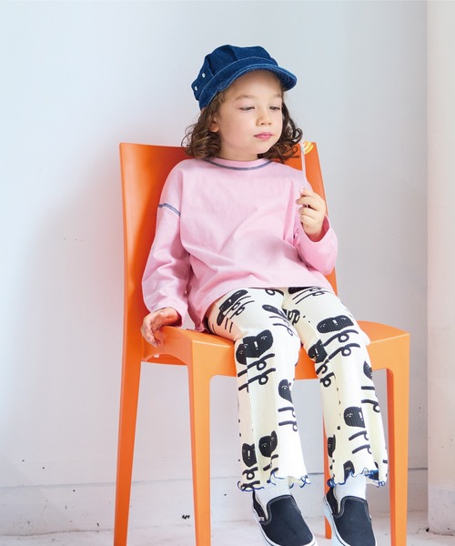 Life Support Products（ライフサポートプロダクツ）の「ムジロンティー（Tシャツ/カットソー・キッズ・ブラック/ライトピンク/オフホワイト/ネイビー/オレンジ/パープル/グリーン/ホワイト系その他・80/90/95/100/110/120/130/140/150）」の19枚目の写真