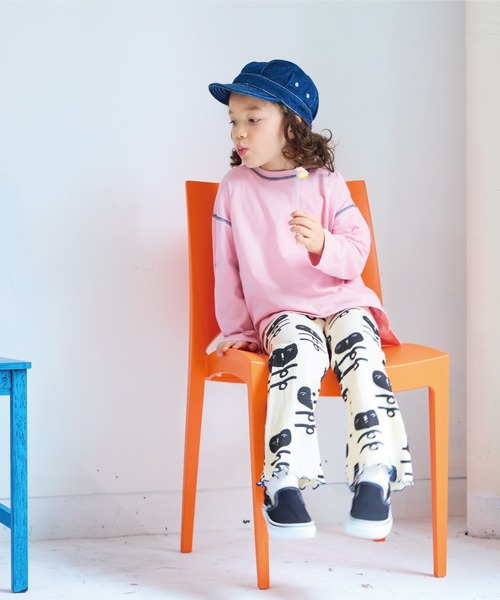 Life Support Products（ライフサポートプロダクツ）の「ムジロンティー（Tシャツ/カットソー・キッズ・ブラック/ライトピンク/オフホワイト/ネイビー/オレンジ/パープル/グリーン/ホワイト系その他・80/90/95/100/110/120/130/140/150）」の18枚目の写真