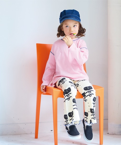 Life Support Products（ライフサポートプロダクツ）の「ムジロンティー（Tシャツ/カットソー・キッズ・ブラック/ライトピンク/オフホワイト/ネイビー/オレンジ/パープル/グリーン/ホワイト系その他・80/90/95/100/110/120/130/140/150）」の17枚目の写真