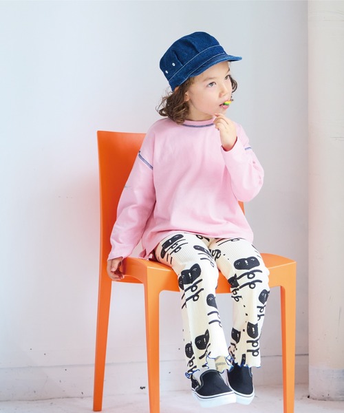 Life Support Products（ライフサポートプロダクツ）の「ムジロンティー（Tシャツ/カットソー・キッズ・ブラック/ライトピンク/オフホワイト/ネイビー/オレンジ/パープル/グリーン/ホワイト系その他・80/90/95/100/110/120/130/140/150）」の16枚目の写真