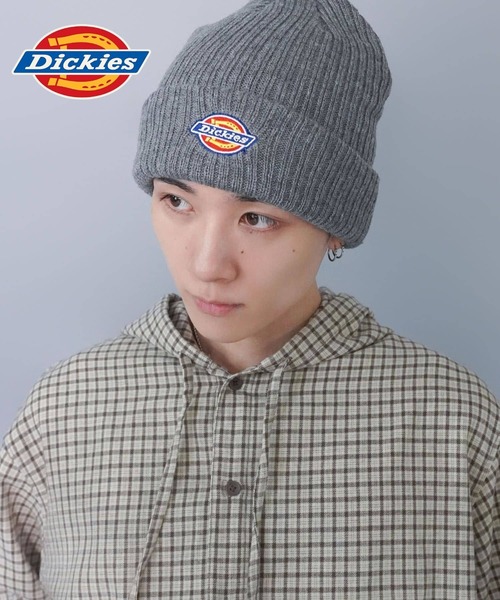 Dickies(ディッキーズ)の「【Dickies / ディッキーズ】ブランドロゴニットキャップ/リブ/ユニセックス/ストリートテイスト(ニットキャップ/ビーニー・メンズ・ブラック/ワイン/杢グレー・ONESIZE)」の2枚目の写真