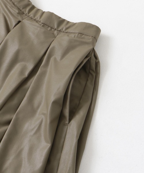 FORK&SPOON（フォークアンドスプーン）の「FORK&SPOON　レザーライクスカート（スカート・レディース・ブラウン/ブラック・1/2）」の8枚目の写真