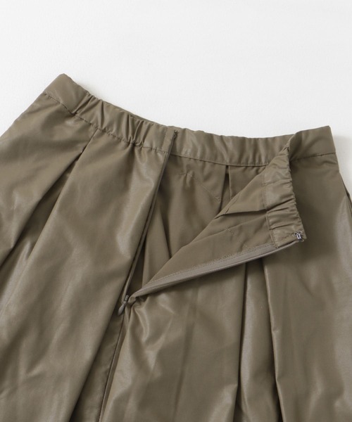 FORK&SPOON（フォークアンドスプーン）の「FORK&SPOON　レザーライクスカート（スカート・レディース・ブラウン/ブラック・1/2）」の6枚目の写真