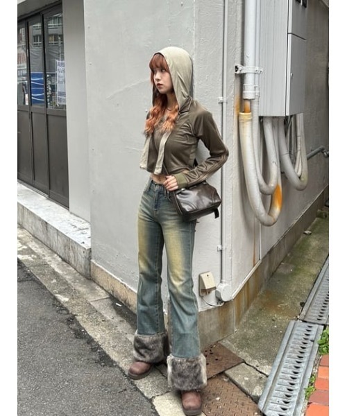 LAGUA GEM（ラグアジェム）の「SQUARE MINI バッグ（ショルダーバッグ・レディース・ブラック/ブラウン・FREE）」の18枚目の写真