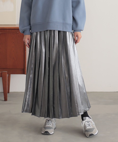 NODRESS グレー プリーツスカート NODRESS グレー プリーツスカート NODRESS グレー プリーツ