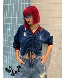 jouetie | 【Something ×PosTokyo】Front gather Sporty Tops(Tシャツ/カットソー)