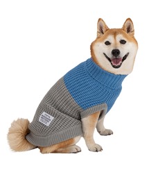 MANDARINE BROTHERS（マンダリンブラザーズ）の「バイカラーニット/小型犬（ペットウェア・レディース）」