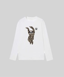 Leopard Sloth Long T