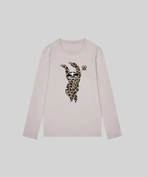 MAISON GA GA（メゾンガガ）の「Leopard Sloth Long T（Tシャツ/カットソー）」