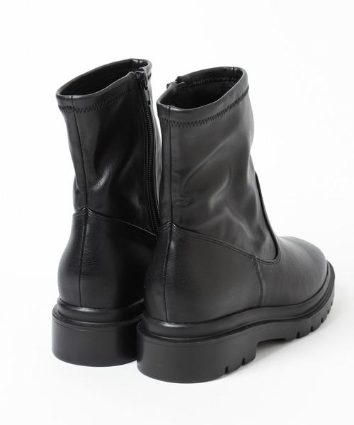 GLOBAL WORK(グローバルワーク)の「エアかる晴雨兼用ブーツ/138932(ブーツ・レディース・ブラック系その他/ブラック/アイボリー/ガンメタ・MEDIUM/SMALL/X-LARGE/LARGE)」の7枚目の写真