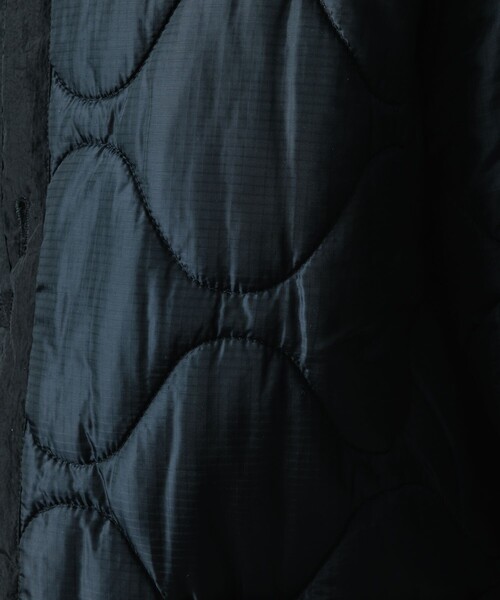 FREAK'S STORE（フリークスストア）の「サイドリボン キルトミリタリーコート/キルトライナーコート/ライナージャケット（その他アウター・レディース・オフホワイト/ブラック/オリーブ/ピンク・ﾌﾘ-）」の17枚目の写真