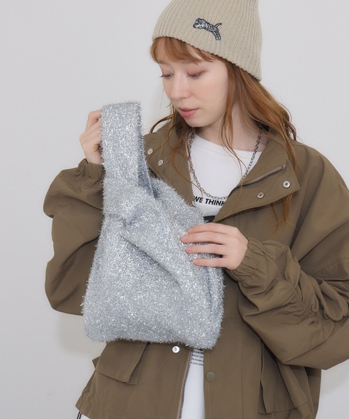 キラキラ45 Paradise Picnic（パラダイスピクニック） トートバッグ ラメシャギー