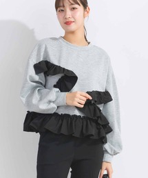 PICCIN | 【WEB限定】ランダムフリルプルオーバー(スウェット)