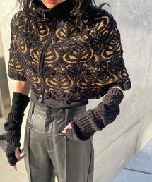 Ameri | ARM WARMER WITH KNIT PONCHO(ニット/セーター)