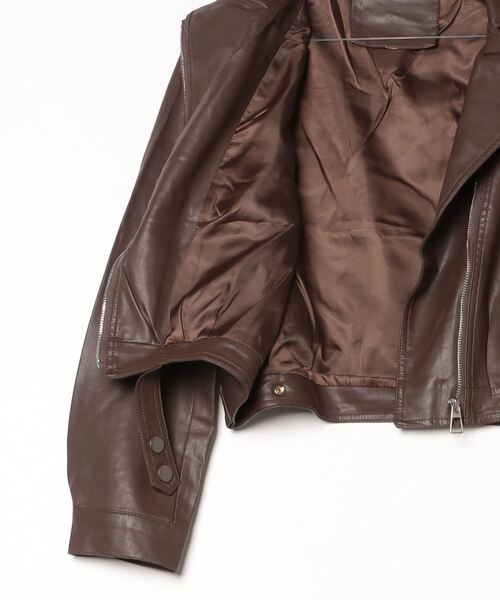 合成皮革/ ライダースジャケット（ライダースジャケット）｜a lot of love（ア ロット オブ ラブ）