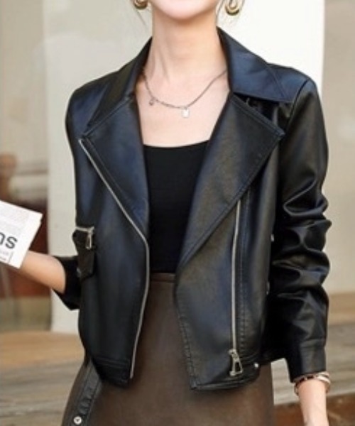 合成皮革/ ライダースジャケット（ライダースジャケット）｜a lot of love（ア ロット オブ ラブ）