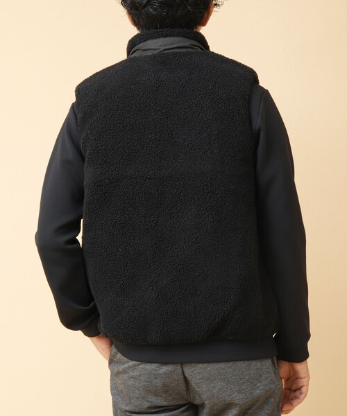TAION(タイオン)の「【TAION/タイオン】リバーシブル ボア×ダウンベスト 24AW(ダウンベスト・メンズ・ブラック・M/L/XL/XXL)」の7枚目の写真