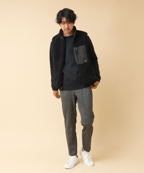 TAION(タイオン)の「【TAION/タイオン】リバーシブル ボア×ダウンベスト 24AW(ダウンベスト・メンズ・ブラック・M/L/XL/XXL)」の8枚目の写真