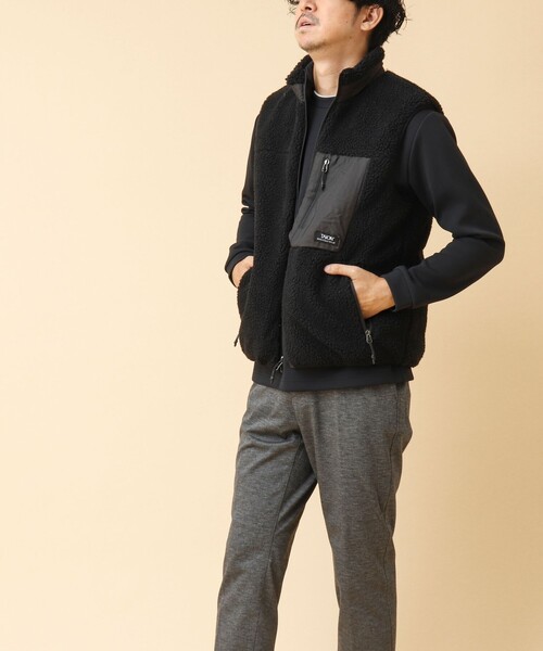 TAION(タイオン)の「【TAION/タイオン】リバーシブル ボア×ダウンベスト 24AW(ダウンベスト・メンズ・ブラック・M/L/XL/XXL)」の10枚目の写真
