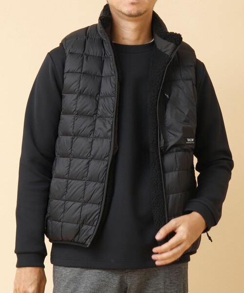 TAION(タイオン)の「【TAION/タイオン】リバーシブル ボア×ダウンベスト 24AW(ダウンベスト・メンズ・ブラック・M/L/XL/XXL)」の12枚目の写真