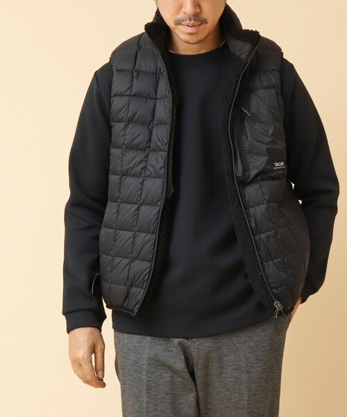 TAION(タイオン)の「【TAION/タイオン】リバーシブル ボア×ダウンベスト 24AW(ダウンベスト・メンズ・ブラック・M/L/XL/XXL)」の14枚目の写真