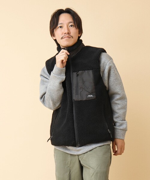 TAION(タイオン)の「【TAION/タイオン】リバーシブル ボア×ダウンベスト 24AW(ダウンベスト・メンズ・ブラック・M/L/XL/XXL)」の18枚目の写真