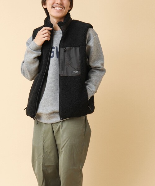 TAION(タイオン)の「【TAION/タイオン】リバーシブル ボア×ダウンベスト 24AW(ダウンベスト・メンズ・ブラック・M/L/XL/XXL)」の21枚目の写真