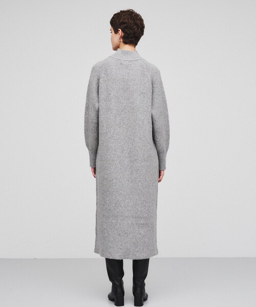 cloenc（クロエンス）の「◆【手洗い可】ウールブレンドニットワンピース（ワンピース・レディース・ベージュ/グレー/ブラック・02）」の11枚目の写真