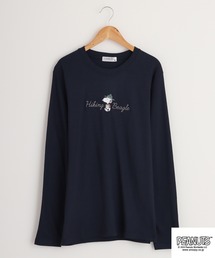 PEANUTS 天竺 プリント 長袖Tシャツ