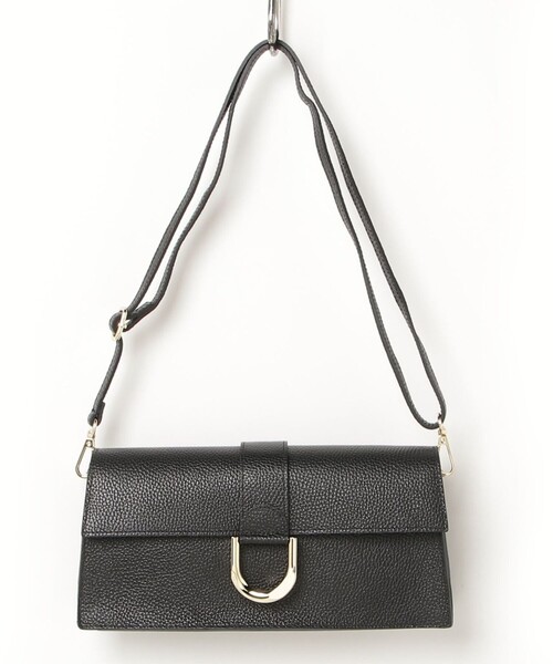 fredy emue（フレディエミュ）の「【AULENTTI/オーレンティ】横長バックルワンショル バック（ショルダーバッグ・レディース・ブラック・FREE）」の11枚目の写真