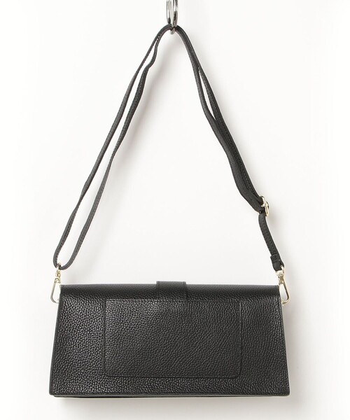 fredy emue（フレディエミュ）の「【AULENTTI/オーレンティ】横長バックルワンショル バック（ショルダーバッグ・レディース・ブラック・FREE）」の12枚目の写真