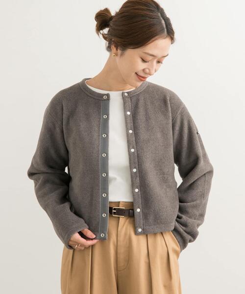 ORCIVAL（オーシバル）の「ORCIVAL　CREWNECKCARDIGAN（カーディガン/ボレロ・レディース・グレー/ライトブルー/ライトベージュ・2）」の19枚目の写真