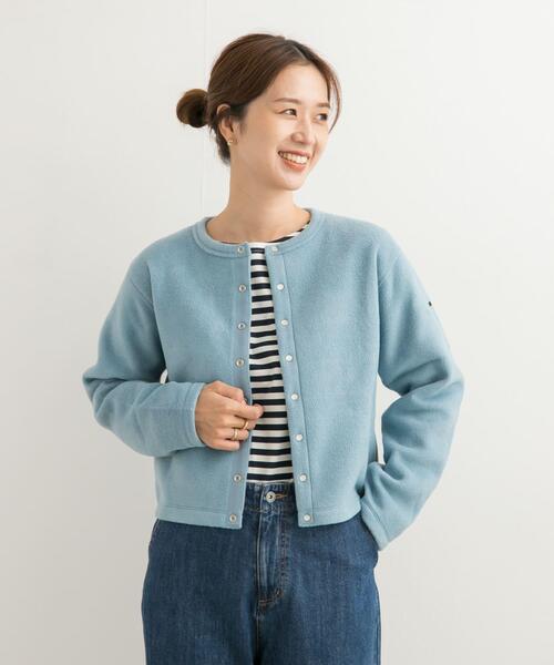 ORCIVAL（オーシバル）の「ORCIVAL　CREWNECKCARDIGAN（カーディガン/ボレロ・レディース・グレー/ライトブルー/ライトベージュ・2）」の11枚目の写真