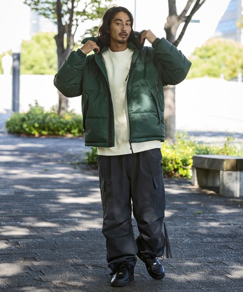 ダウンジャケット カーキ色 キルティング 38 ダウンジャケット カーキ色 キルティング 38