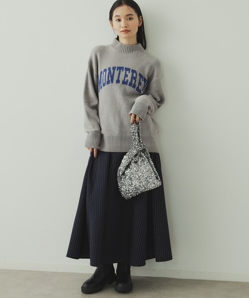 OPAQUE.CLIP（オペークドットクリップ）の「スパンコールハンドバッグ（ハンドバッグ・レディース・ピンク系/ブラック/チャコールグレー・00）」の10枚目の写真