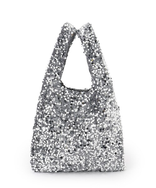 OPAQUE.CLIP（オペークドットクリップ）の「スパンコールハンドバッグ（ハンドバッグ・レディース・ピンク系/ブラック/チャコールグレー・00）」の15枚目の写真