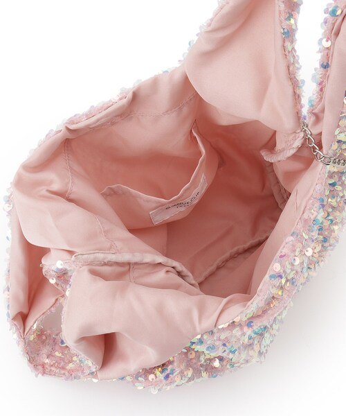 OPAQUE.CLIP（オペークドットクリップ）の「スパンコールハンドバッグ（ハンドバッグ・レディース・ピンク系/ブラック/チャコールグレー・00）」の18枚目の写真