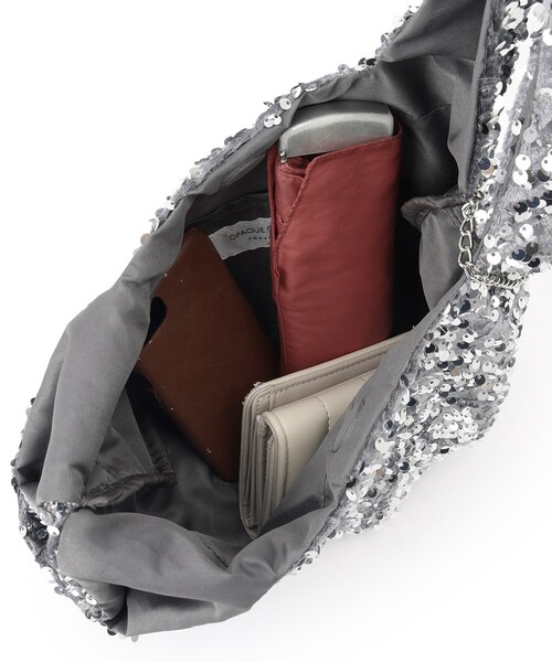 OPAQUE.CLIP（オペークドットクリップ）の「スパンコールハンドバッグ（ハンドバッグ・レディース・ピンク系/ブラック/チャコールグレー・00）」の20枚目の写真