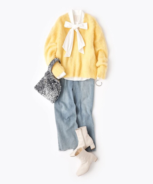 OPAQUE.CLIP（オペークドットクリップ）の「スパンコールハンドバッグ（ハンドバッグ・レディース・ピンク系/ブラック/チャコールグレー・00）」の22枚目の写真