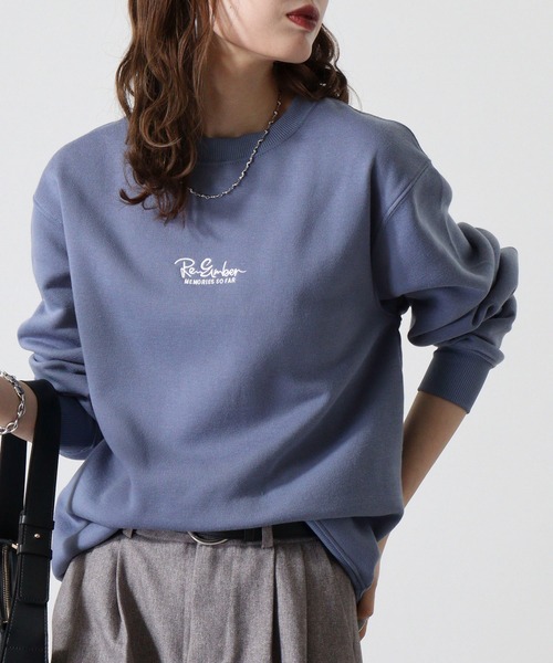 FUNALIVE(ファンアライブ)の「ワンポイント刺繍裏起毛トレーナー(スウェット・メンズ・ブラック/ホワイト/ブラック系その他2/ホワイト系その他2/スミクロ/ライトブラック/モカ/ダークブルー/ネイビー/グレー系1/ブラック系1/ブラック系その他4/ブラウン/ブラック系その他3/オフホワイト/グレー系2/ブラック系その他5/パープル/グレイッシュベージュ/ホワイト系その他3・LL/M/L)」の19枚目の写真