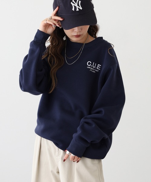 FUNALIVE(ファンアライブ)の「ワンポイント刺繍裏起毛トレーナー(スウェット・メンズ・ブラック/ホワイト/ブラック系その他2/ホワイト系その他2/スミクロ/ライトブラック/モカ/ダークブルー/ネイビー/グレー系1/ブラック系1/ブラック系その他4/ブラウン/ブラック系その他3/オフホワイト/グレー系2/ブラック系その他5/パープル/グレイッシュベージュ/ホワイト系その他3・LL/M/L)」の18枚目の写真