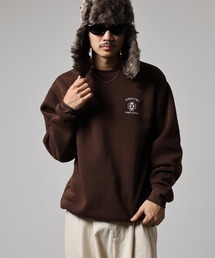 FUNALIVE | ワンポイント刺繍裏起毛トレーナー(スウェット)