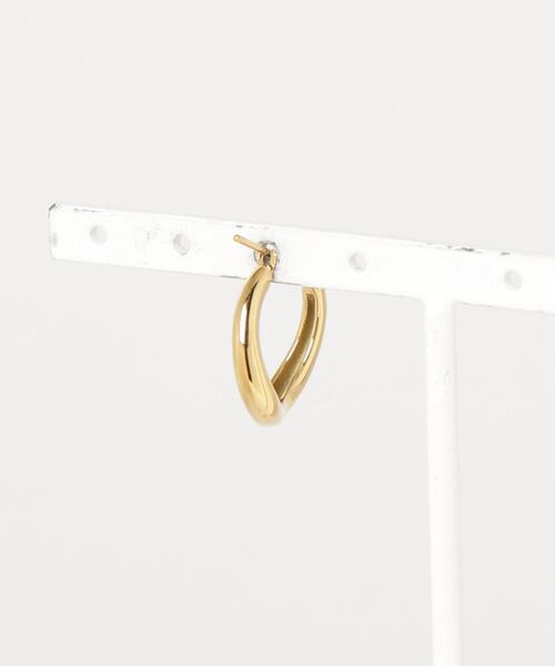 ANCHOR(アンカー)の「フープピアス 湾曲(ピアス(片耳用)・メンズ・シルバー/ゴールド・FREE)」の3枚目の写真