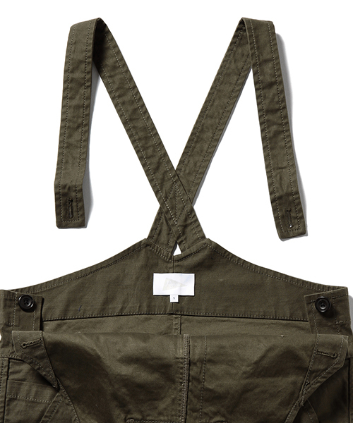 Pilgrim Surf Supply（ピルグリムサーフサプライ）の「Pilgrim Surf+Supply / Straight Canvas Overalls（サロペット/オーバーオール・レディース・ベージュ/オリーブ/ネイビー・1）」の7枚目の写真