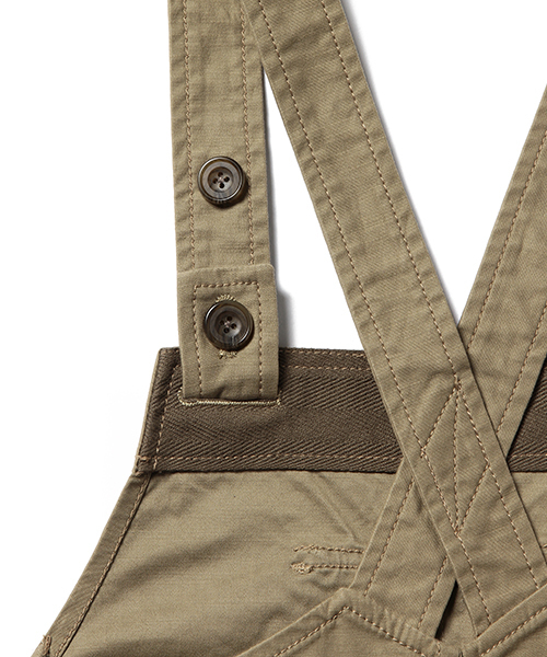 Pilgrim Surf Supply（ピルグリムサーフサプライ）の「Pilgrim Surf+Supply / Straight Canvas Overalls（サロペット/オーバーオール・レディース・ベージュ/オリーブ/ネイビー・1）」の15枚目の写真