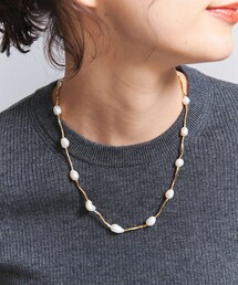 BEAUTY&YOUTH UNITED ARROWS | ネジリメタル×パール ネックレス(ネックレス)