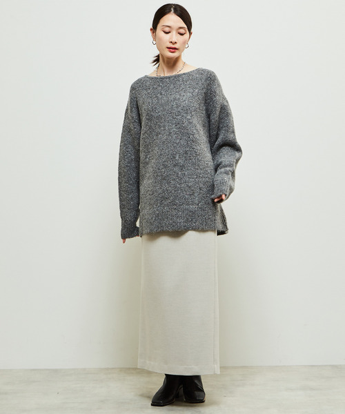 ニット セーター フラワースパンコールニット レディース ベージュ